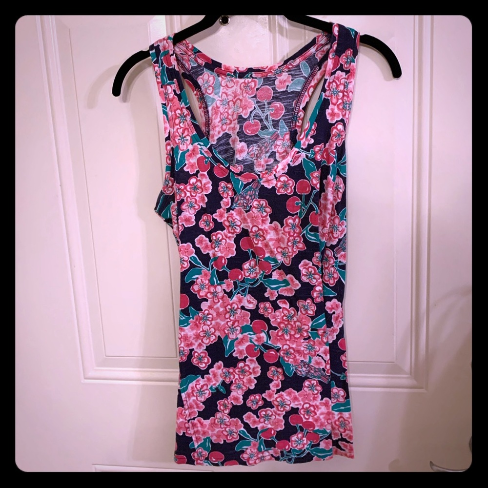 EEUC Medium Lilly Pulitzer Cherry Picker Tank